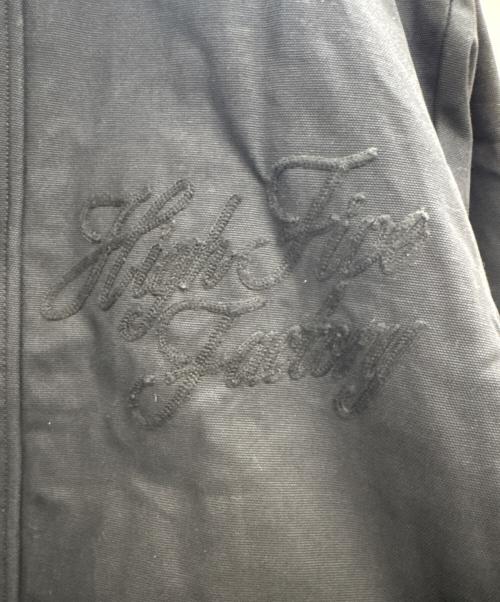 UNIVERSAL OVERALL（ユニバーサルオーバーオール）UNIVERSAL OVERALL (ユニバーサルオーバーオール) HIGH FIVE FACTORY (ハイファイブファクトリー) N-1 JACKET ブラック サイズ:XL 未使用品の古着・服飾アイテム