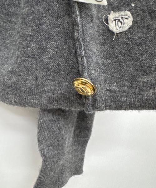 CHANEL（シャネル）CHANEL (シャネル) カシミヤカーディガン グレー サイズ:不明の古着・服飾アイテム
