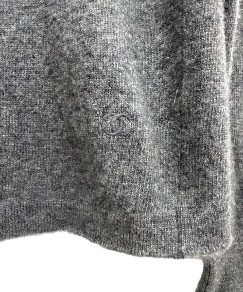 CHANEL（シャネル）CHANEL (シャネル) カシミヤカーディガン グレー サイズ:不明の古着・服飾アイテム