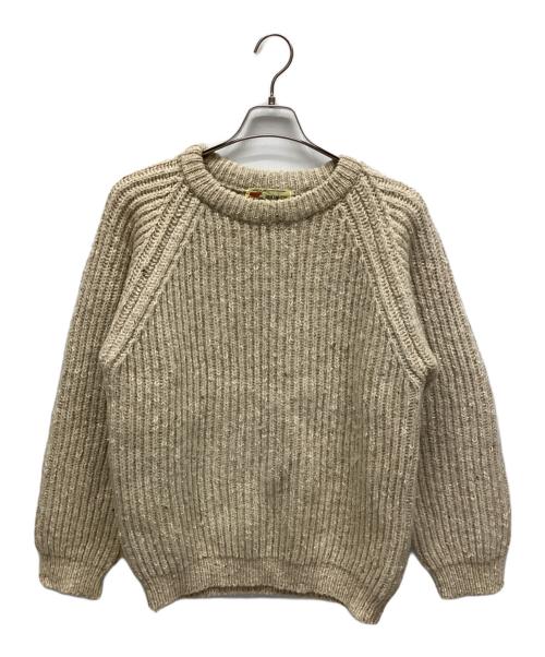 Highland Club（ハイランドクラブ）Highland Club (ハイランドクラブ) 厚手ニット ベージュ サイズ:Mの古着・服飾アイテム