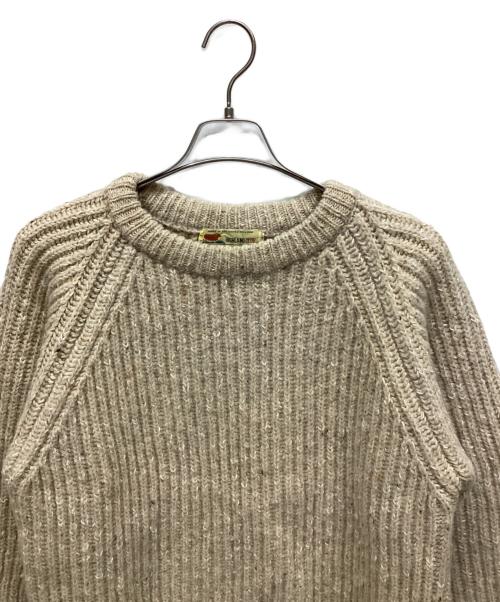Highland Club（ハイランドクラブ）Highland Club (ハイランドクラブ) 厚手ニット ベージュ サイズ:Mの古着・服飾アイテム