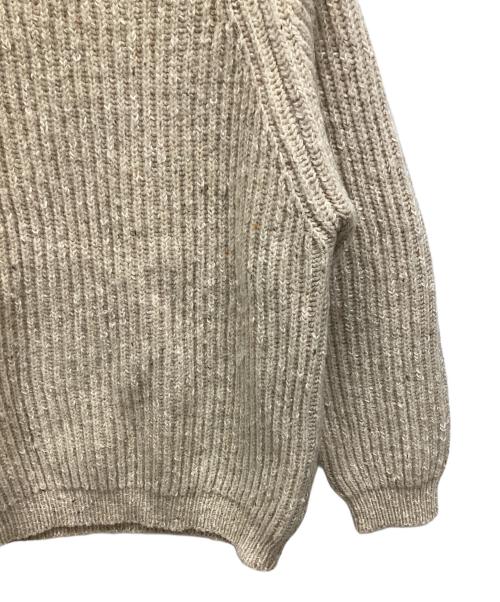 Highland Club（ハイランドクラブ）Highland Club (ハイランドクラブ) 厚手ニット ベージュ サイズ:Mの古着・服飾アイテム