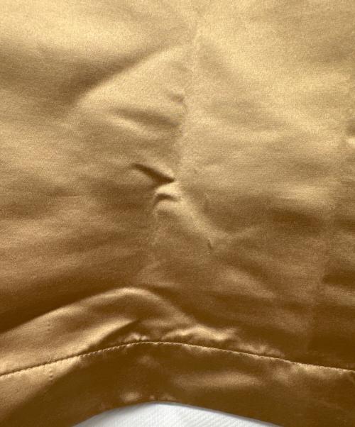 CULLNI（クルニ）CULLNI (クルニ) Satin Mix Pocket Pullover ホワイト×ブラウン サイズ:2の古着・服飾アイテム