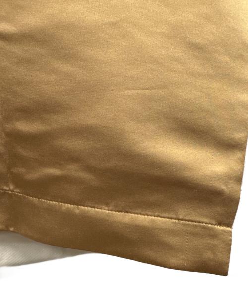 CULLNI（クルニ）CULLNI (クルニ) Satin Mix Pocket Pullover ホワイト×ブラウン サイズ:2の古着・服飾アイテム