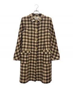 中古・古着通販】MIU MIU (ミュウミュウ) ダブルフェイスコート グレー