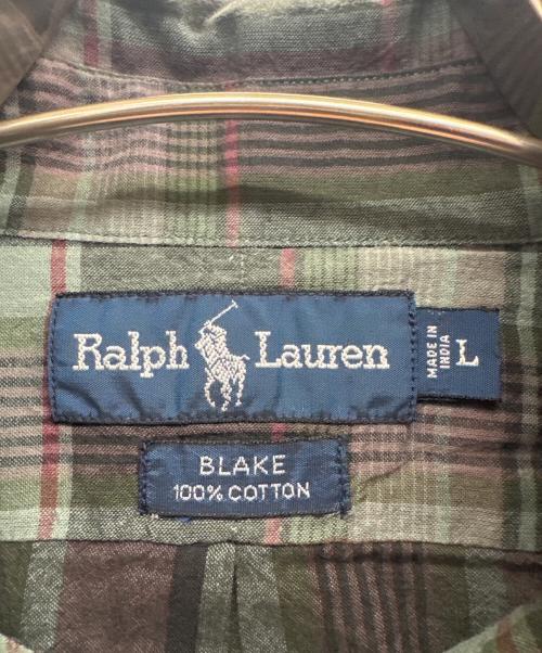 RALPH LAUREN（ラルフローレン）RALPH LAUREN (ラルフローレン) BLAKE シャツ グリーン サイズ:L 未使用品の古着・服飾アイテム