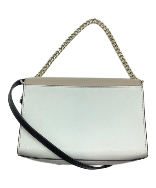 Kate Spade（ケイトスペード）Kate Spade (ケイトスペード) 2WAYショルダーバッグ ホワイト×ベージュの古着・服飾アイテム
