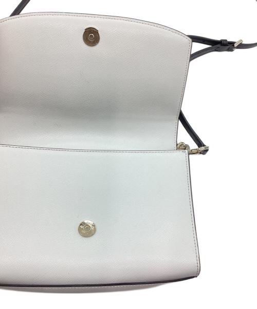 Kate Spade（ケイトスペード）Kate Spade (ケイトスペード) 2WAYショルダーバッグ ホワイト×ベージュの古着・服飾アイテム