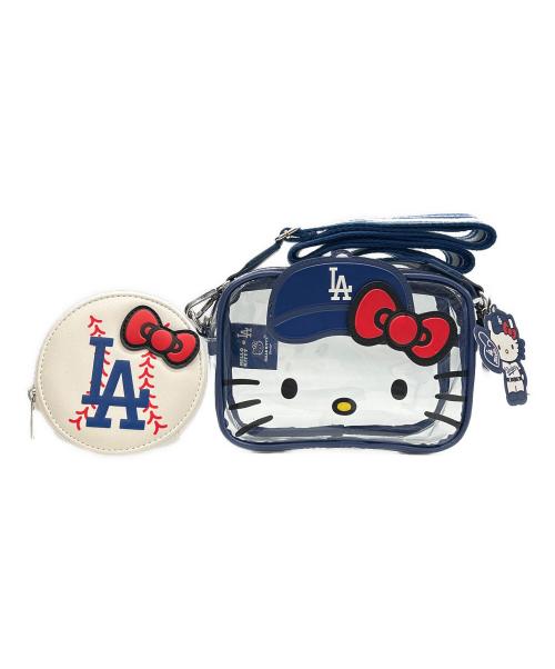 HELLO KITTY（ハローキティ）HELLO KITTY (ハローキティ) ロサンゼルス・ドジャース (ロサンゼルス・ドジャース) ビニールバッグ コインケース ブルーの古着・服飾アイテム