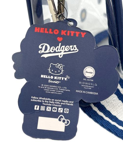HELLO KITTY（ハローキティ）HELLO KITTY (ハローキティ) ロサンゼルス・ドジャース (ロサンゼルス・ドジャース) ビニールバッグ コインケース ブルーの古着・服飾アイテム