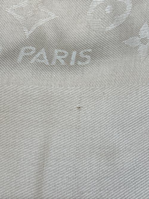 LOUIS VUITTON（ルイ ヴィトン）LOUIS VUITTON (ルイ ヴィトン) 大判ストール ベージュの古着・服飾アイテム