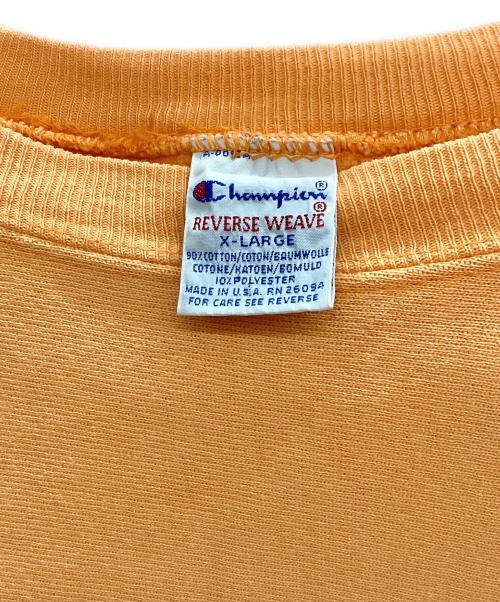 Champion REVERSE WEAVE（チャンピオン リバース ウィーブ）Champion REVERSE WEAVE (チャンピオン リバース ウィーブ) リバースウィーブスウェット オレンジ サイズ:XLの古着・服飾アイテム