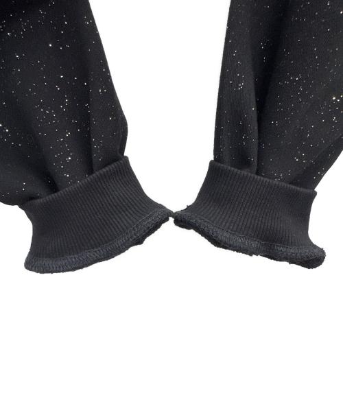 UMBRO（アンブロ）UMBRO (アンブロ) 9090 girl (ナインティナインティ ガール) Cross Logo Glitter Zip Hoodie ブラック サイズ:Sの古着・服飾アイテム