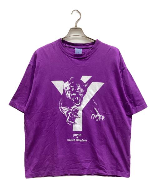 Lyft（リフト）Lyft (リフト) 半袖Tシャツ パープル サイズ:Lの古着・服飾アイテム