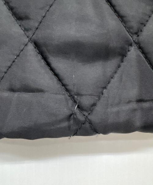 SUPREME（シュプリーム）SUPREME (シュプリーム) Faux Fur Collar Flannel Shirt グレー×ブラック サイズ:Lの古着・服飾アイテム