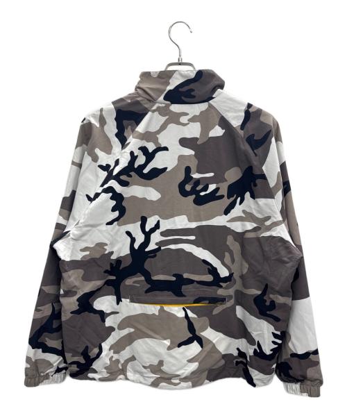 SUPREME（シュプリーム）SUPREME (シュプリーム) Contrast Zip Track Jacket グレー×ホワイト サイズ:Mの古着・服飾アイテム