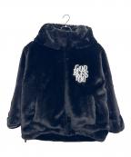 GOD BLESS YOUゴッド ブレス ユー）の古着「フェイクファージャケット」｜ブラック
