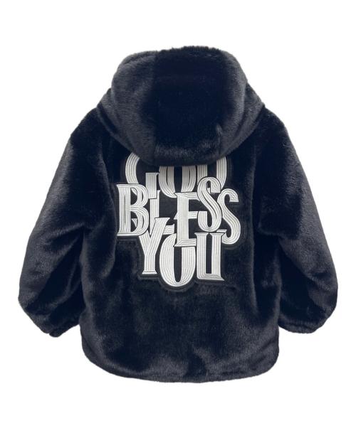 GOD BLESS YOU（ゴッド ブレス ユー）GOD BLESS YOU (ゴッド ブレス ユー) フェイクファージャケット ブラック サイズ:L 未使用品の古着・服飾アイテム
