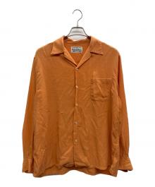 WACKO MARIA（ワコマリア）の古着「50'S OPEN COLLAR SHIRT」｜オレンジ
