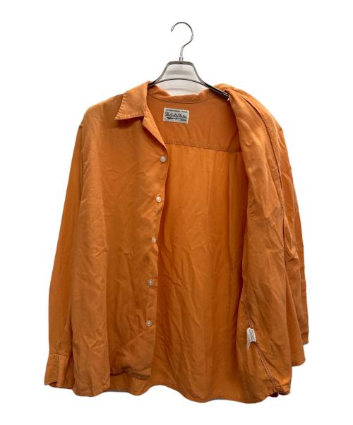 WACKO MARIA（ワコマリア）WACKO MARIA (ワコマリア) 50'S OPEN COLLAR SHIRT オレンジ サイズ:Lの古着・服飾アイテム