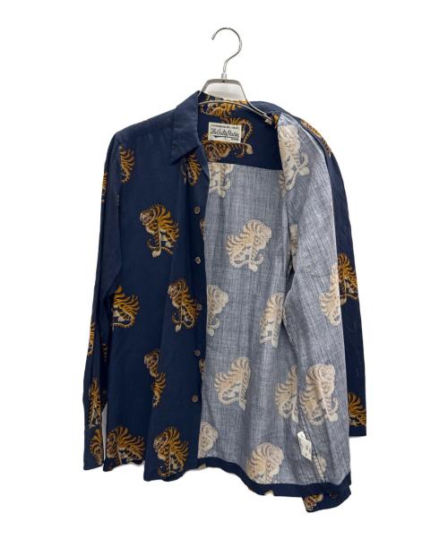 WACKO MARIA（ワコマリア）WACKO MARIA (ワコマリア) タイガーハワイアンシャツ ネイビー サイズ:Sの古着・服飾アイテム