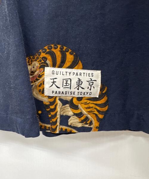 WACKO MARIA（ワコマリア）WACKO MARIA (ワコマリア) タイガーハワイアンシャツ ネイビー サイズ:Sの古着・服飾アイテム