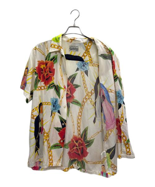 WACKO MARIA（ワコマリア）WACKO MARIA (ワコマリア) CHAINS MARIA HAWAIIAN SHIRT ホワイト サイズ:Mの古着・服飾アイテム