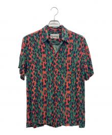 WACKO MARIA（ワコマリア）の古着「LEOPARD HAWAIIAN SHIRT」｜グリーン×レッド