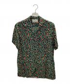 WACKO MARIAワコマリア）の古着「ハワイアンシャツ」｜グリーン×ベージュ