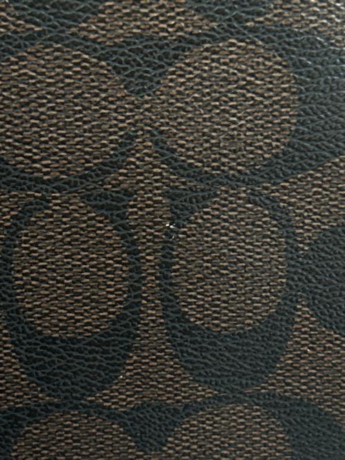 COACH（コーチ）COACH (コーチ) ショルダーポーチ ブラック×ブラウンの古着・服飾アイテム