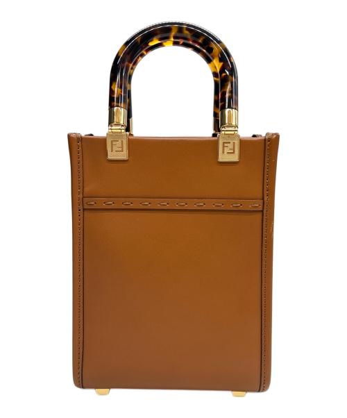 FENDI（フェンディ）FENDI (フェンディ) MINI SUNSHINE SHOPPER ブラウンの古着・服飾アイテム