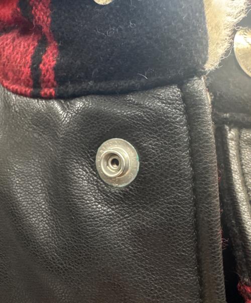 Ron Herman（ロンハーマン）Ron Herman (ロンハーマン) コンチョボタンダウンベスト レッド サイズ:Lの古着・服飾アイテム