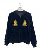 RUDE GALLERYルードギャラリー）の古着「ベロアジャケット」｜ブラック