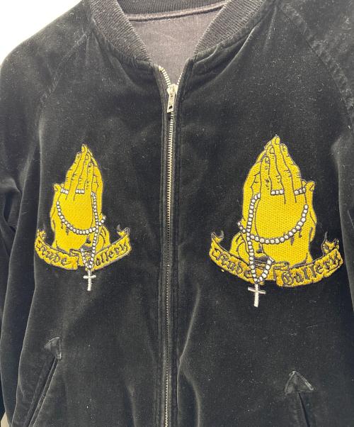 RUDE GALLERY（ルードギャラリー）RUDE GALLERY (ルードギャラリー) ベロアジャケット ブラック サイズ:3の古着・服飾アイテム