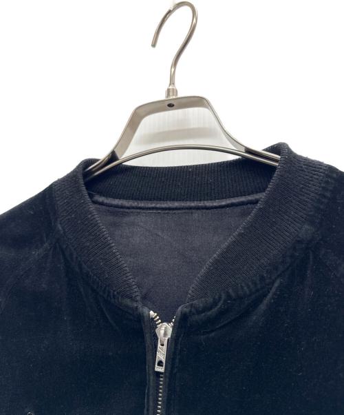 RUDE GALLERY（ルードギャラリー）RUDE GALLERY (ルードギャラリー) ベロアジャケット ブラック サイズ:3の古着・服飾アイテム