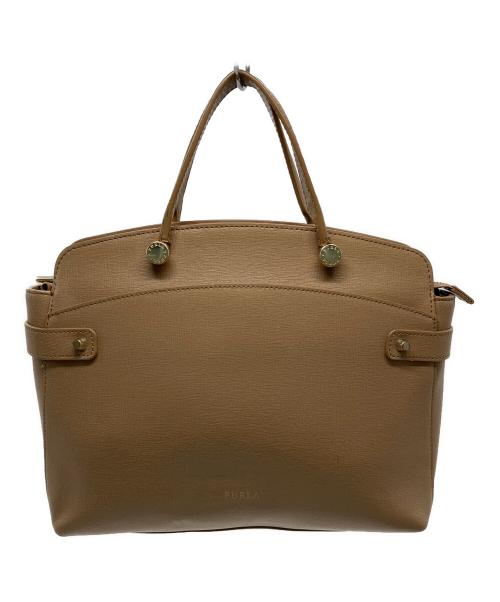 FURLA（フルラ）FURLA (フルラ) FURLA　2WAYバッグ ベージュの古着・服飾アイテム