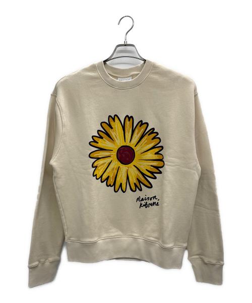 maison kitsune（メゾンキツネ）maison kitsune (メゾンキツネ) スウェット ベージュ サイズ:Sの古着・服飾アイテム