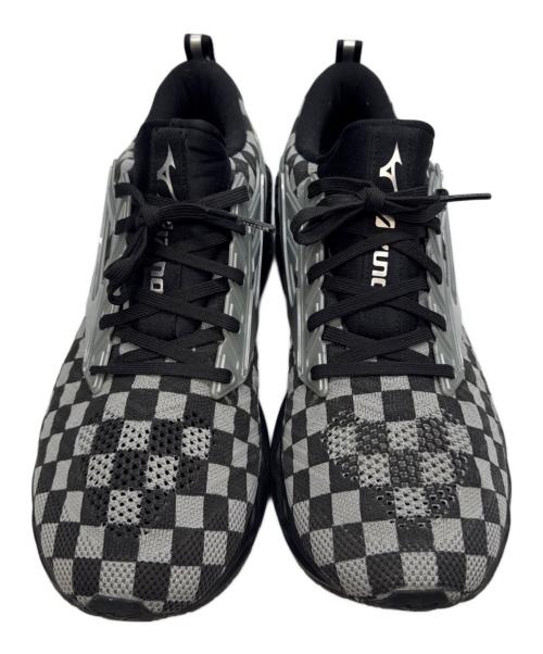 MIZUNO（ミズノ）MIZUNO (ミズノ) BEAMS (ビームス) WAVE CREATION WAVEKNIT BEAMS グレー×ブラック サイズ:27の古着・服飾アイテム