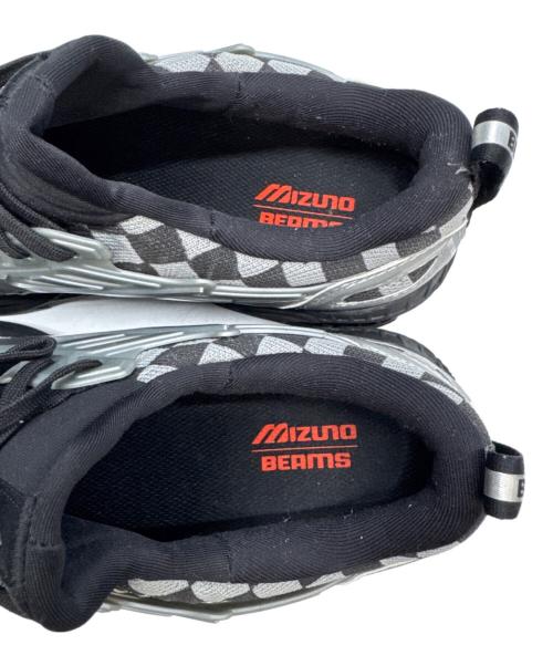 MIZUNO（ミズノ）MIZUNO (ミズノ) BEAMS (ビームス) WAVE CREATION WAVEKNIT BEAMS グレー×ブラック サイズ:27の古着・服飾アイテム