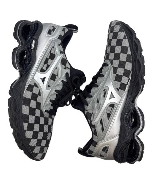 MIZUNO（ミズノ）MIZUNO (ミズノ) BEAMS (ビームス) WAVE CREATION WAVEKNIT BEAMS グレー×ブラック サイズ:27の古着・服飾アイテム