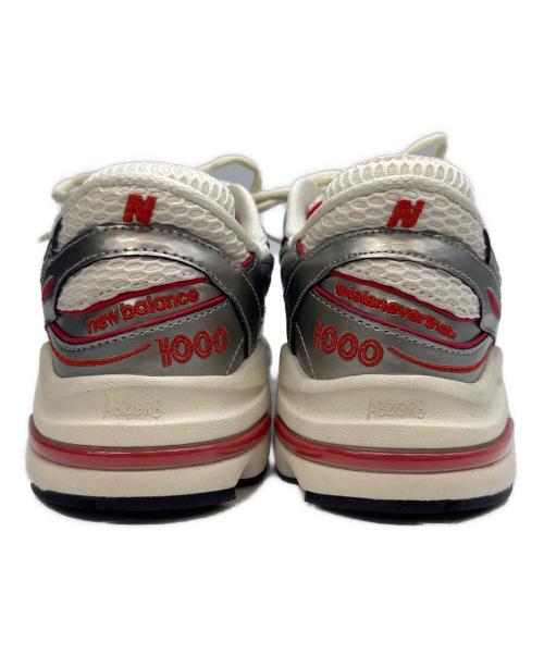 NEW BALANCE（ニューバランス）NEW BALANCE (ニューバランス) thisisneverthat (ディスイズネバーザット) M1000TI Red シルバー×レッド サイズ:27の古着・服飾アイテム