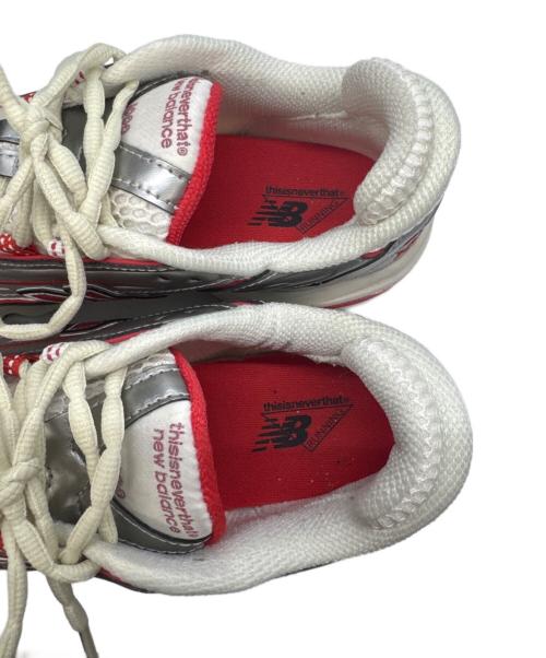 NEW BALANCE（ニューバランス）NEW BALANCE (ニューバランス) thisisneverthat (ディスイズネバーザット) M1000TI Red シルバー×レッド サイズ:27の古着・服飾アイテム