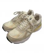 NEW BALANCE×stussyニューバランス×ステューシー）の古着「990V4 Stussy Cream」｜ベージュ