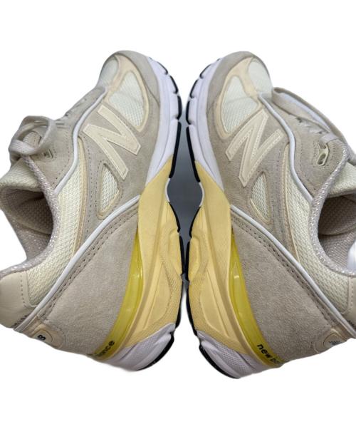 NEW BALANCE（ニューバランス）NEW BALANCE (ニューバランス) stussy (ステューシー) 990V4 Stussy Cream ベージュ サイズ:27.5の古着・服飾アイテム