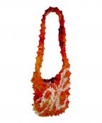 masuエムエーエスユー）の古着「ポップコーンショルダーバッグ」｜オレンジ