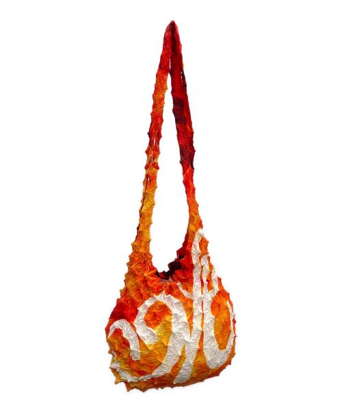 masu（エムエーエスユー）masu (エムエーエスユー) ポップコーンショルダーバッグ オレンジの古着・服飾アイテム