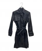 GUCCIグッチ）の古着「ガウンコート 収納ポーチ付」｜ブラック