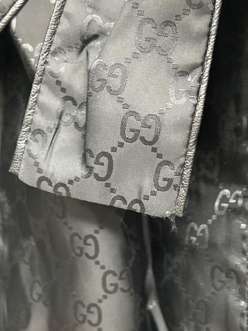 GUCCI（グッチ）GUCCI (グッチ) ガウンコート 収納ポーチ付 ブラック サイズ:XSの古着・服飾アイテム