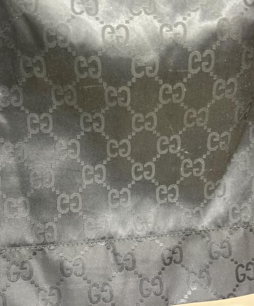 GUCCI（グッチ）GUCCI (グッチ) ガウンコート 収納ポーチ付 ブラック サイズ:XSの古着・服飾アイテム