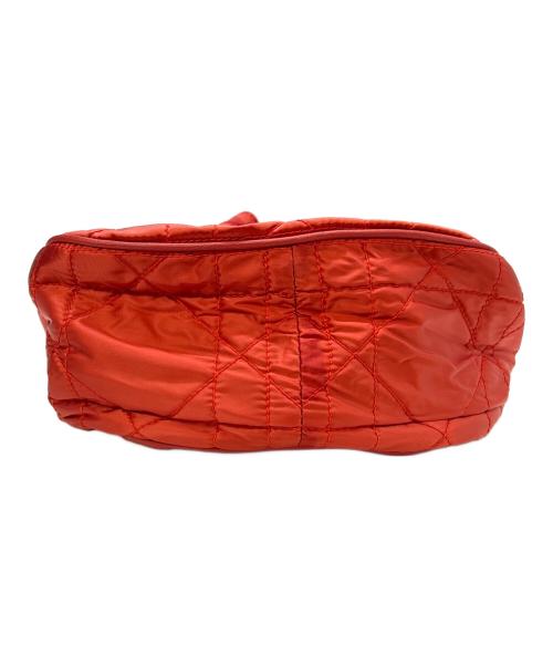 Christian Dior（クリスチャン ディオール）Christian Dior (クリスチャン ディオール) 巾着 カナージュ レッドの古着・服飾アイテム